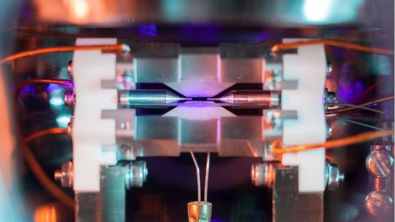 single ion trapped