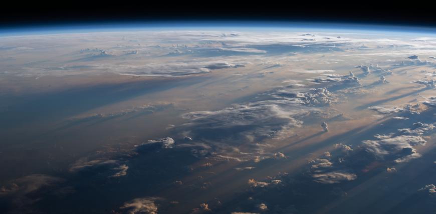 The Earth's atmosphere from space