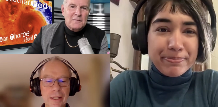 screenshot of the Weather pod podcast